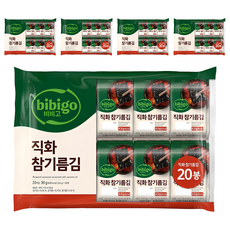 비비고 직화 참기름김, 90g, 5개