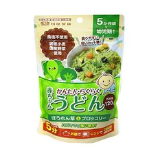 田靡製麵 寶寶烏龍麵 波菜花椰菜, 120g, 1包