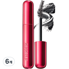 TONYMOLY The Shocking耀眼奪目睫毛膏 8.5g, 01 Vegan Extreme Volume, 6支