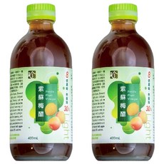 百家珍 Light果醋 紫蘇梅醋 400ml (天然釀造、低熱量、無添加焦糖色素), 2瓶