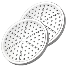 URBAN TERRACE 太陽花灑蓮蓬頭 圓形 白色, 2個, 單一商品