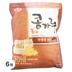 햇살나래 국산 볶음콩가루, 300g, 6개