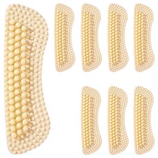 노크노크 하이힐 운동화 뒤꿈치 까짐 방지 실리콘 패드 아이보리, 8개