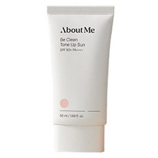 About Me Be Clean Tone Up 防曬霜 SPF50+ PA++++, 1條, 50ml