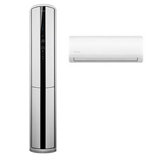 캐리어 75.5㎡(23평) + 18.7㎡(6평) 프리미엄 에어로 18단 멀티형 에어컨 AMC23VA8BAWGH 방문설치, 일반배관형