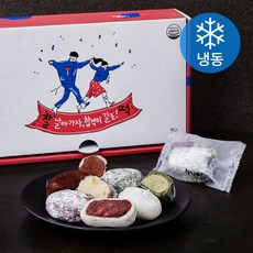 착한떡 찹쌀떡 호두 40g x 7개 + 쑥 40g x 3개 + 흑미 40g x 3개 + 초코 40g x 3개 세트 (냉동), 1세트