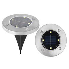 草坪戶外景觀花園戶外照明 4LED 2p, 白色