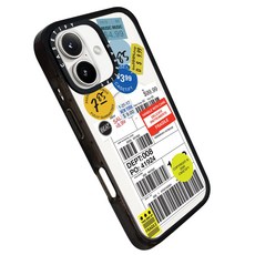 케이스티파이 Label Sticker Design2 임팩트 맥세이프 휴대폰 케이스