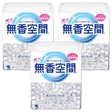 KOBAYASHI 小林製藥 無香空間 居家室內芳香除臭劑, 3個, 630g