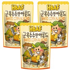 바프 군옥수수맛 아몬드, 120g, 3개