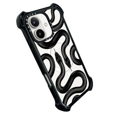 케이스티파이 Black Kingsnake 바운스 맥세이프 휴대폰 케이스