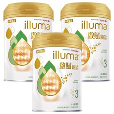 illuma 啟賦 S-26 啟賦鉑金幼兒成長配方, 800g, 3罐