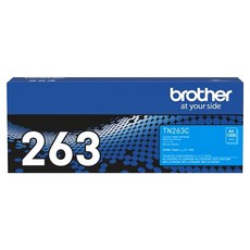 brother 兄弟牌 台灣公司貨 原廠碳粉匣 TN-263C, 藍色, 1盒