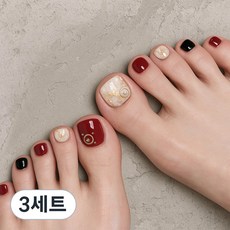 잇템샵 여름 네일아트 페디큐어 스티커 세트, 3개, HL-011 랑콤