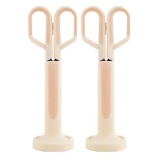 투코비 데스크 시리즈 사무용 스텐딩 가위, 아이보리, 2개