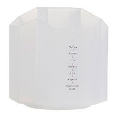 Wegotou 多用途大容量五角形旋轉筆筒, 透明, 1個