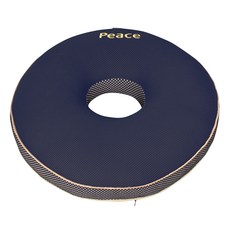 圓形甜甜圈坐墊, 1個, 海軍藍