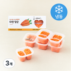 배마마 곱게 다진 당근 2개입 (냉동), 180g, 3개