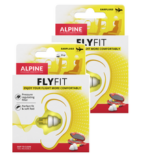 ALPINE FlyFit 飛行專用耳塞, 2個, 1副