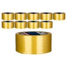 BUKWANG KOREA CHEMICALS 輕包裝封箱膠帶 48mm x 80m, 透明, 10個