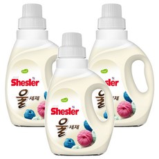 Shesler 羊毛洗衣精 正裝, 650ml, 3個