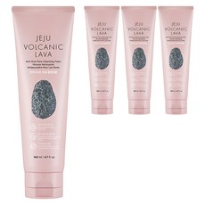 더페이스샵 제주 화산토 안티더스트 모공 클렌징 폼, 140ml, 4개