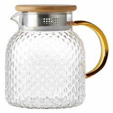 日安工坊 耐熱玻璃壺, 透明色, 1L, 1個