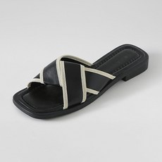 ChakanShoes 女款配色PU編織拖鞋 SPLTS2f172