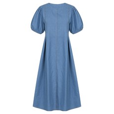 에이비에프지 여성용 벌룬 소매 데님 원피스 AFZ2MO31