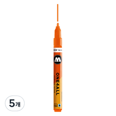 모로토우 원포올 아크릴 마카 2mm 127HS 085 dare orange, 1색, 5개