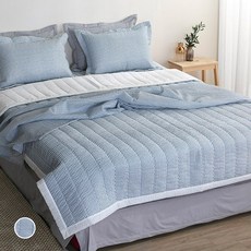 條紋泡泡紗寢具組