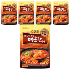 샘표 바닷가횟집 매운탕 찌개양념, 140g, 5개