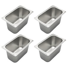 華映 不鏽鋼 營業用 1/9 份盤 本體, 4個