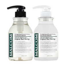 Malcolm Original Real Moringa 洗髮水 520ml + Treatment 520ml 套組, 1套