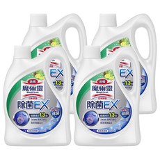 Kao 花王 Magiclean 魔術靈 地板清潔劑 除菌EX 草本香 台灣公司貨, 2L, 4桶