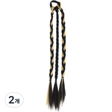 알로데 트리플 트위스트 브래이드 부분가발 45cm, TYPE 11, 2개