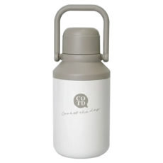 COTD 提把保溫壺 附杯帶, 綠色, 1個, 1L