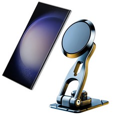 Kdnc 車用360度旋轉折疊式磁吸支架, 黑色, 1個