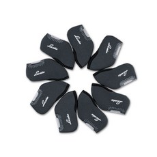LICATA 高爾夫球桿頭套 9入, 灰色的