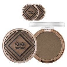 조성아22 헤어 커버 섀도우 4.2g, 2호 라이트 브라운, 3개