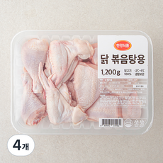 한강 닭 볶음탕용 (냉장), 1200g, 4개