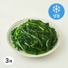 나물투데이 국내산 데친 쑥갓 (냉동), 3개, 800g