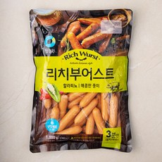 대상 리치부어스트 할라피뇨 소시지, 1kg, 1개