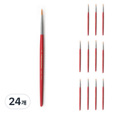 화홍 세필붓 320R, 2호, 24개