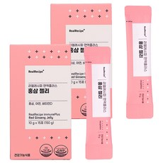 孩童維他命D含鋅紅蔘果凍條 15條入, 150g, 2盒