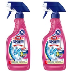 Kao 花王 Magiclean 魔術靈 水管清潔劑 噴槍瓶, 5分鐘快速清潔水管, 500ml, 2瓶