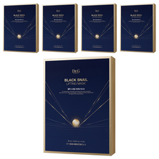 닥터지 블랙 스네일 리프팅 마스크, 5개입, 5개
