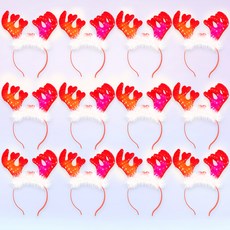 LED 發光魯道夫頭帶, 混色, 12個