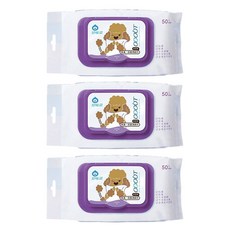 臭味滾 ODOUT 除臭抗菌濕紙巾 犬用 居家外出皆適用 無酒精香精 無螢光劑 溫和護理, 50張, 3包