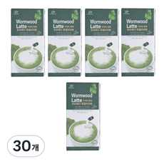 우유와 함께 쑥절미라떼 분말, 20g, 5개입, 6개